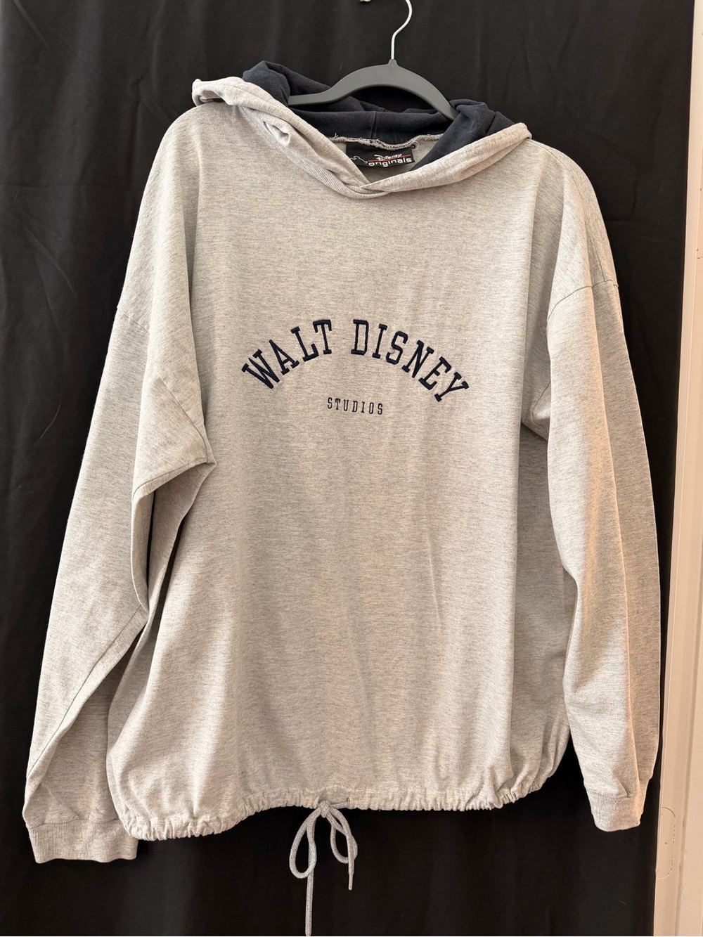 Walt Disney Studios Gray Hooded Sweatshirt